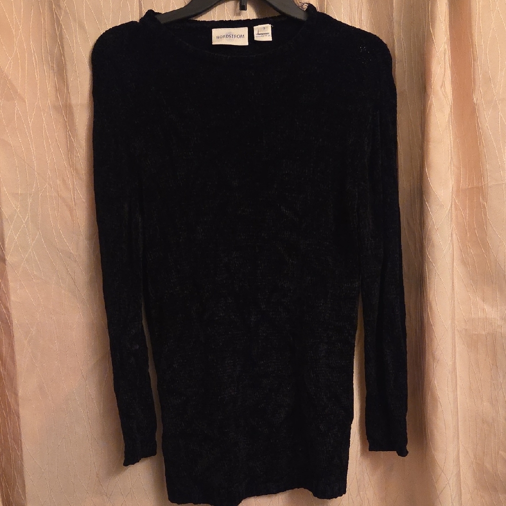 Nordstrom Classic Black Long Sleeve Dress